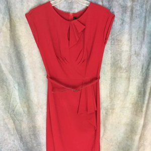 1940s-inspired red dress
